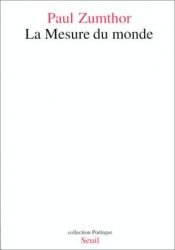 book cover of La mesure du monde : représentation de l'espace au Moyen Age by Paul Zumthor