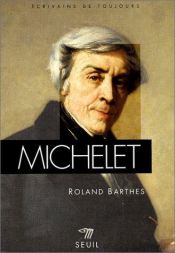 book cover of Michelet by Roland Barthes