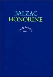 book cover of Honorine by انوره دو بالزاک