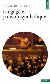 book cover of Langage et pouvoir symbolique (Points) by Pierre Bourdieu