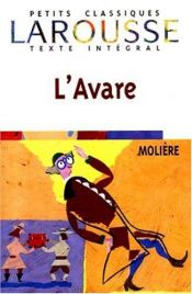 book cover of L'Avare by Molière