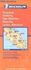 book cover of Michelin Toscana, Umbria, San Marino, Marche, Lazio, Abruzzo (Michelin Maps) by Michelin Travel Publications