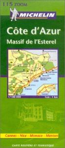 book cover of Michelin Cote D'Azur Zoom Map: Massif De L'Esterel by Michelin Travel Publications