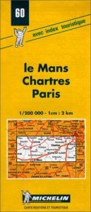 book cover of Le Mans - Paris [Série jaune régionale â 1:200 000 ; No.60] by Michelin Travel Publications