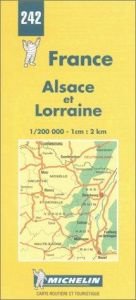 book cover of 242 Alsace et Lorraine (Michelin Maps) by Michelin Travel Publications