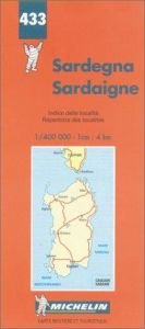 book cover of Michelin Sardinia Map No. 433 (Michelin Maps & Atlases) by Michelin Travel Publications
