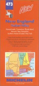 book cover of New England (Hudson Valley) (Michelin Maps) by Michelin Travel Publications
