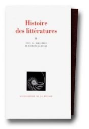 book cover of Histoire des littératures Littératures occidentales by Ρεϊμόν Κενώ