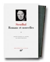 book cover of Romans et Nouvelles (Tome II) by 스탕달