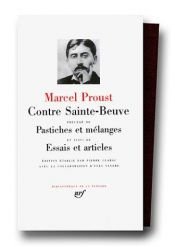 book cover of Contre Sainte-Beuve by 马塞尔·普鲁斯特