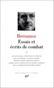 book cover of Bernanos : Essais et écrits de combat, tome 2 by Georges Bernanos