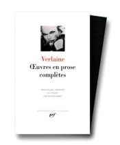 book cover of Verlaine : Oeuvres en prose complètes by Pols Verlēns