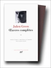 book cover of Oeuvres complètes, tome 2 by Julien Green