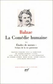 book cover of La Comédie humaine VI. Etudes de moeurs: Scènes de la vie parisienne (suite) by Honoré de Balzac
