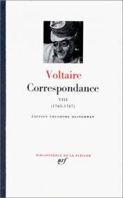 book cover of Voltaire : Correspondance, tome 8, Avril 1765 - Juin 1767 by ولتر