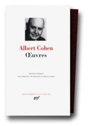 book cover of Albert Cohen : Oeuvres by 알베르트 코헨