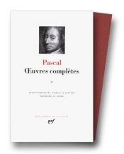 book cover of Oeuvres complètes : tome 2 by Blaise Pascal