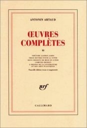 book cover of Oeuvres complètes, tome 2 by Antonin Artaud