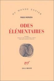 book cover of Odes élémentaires by Pablo Neruda