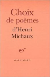 book cover of Choix de poèmes by Henri Michaux