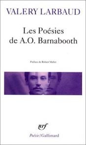 book cover of Les poésies de A. O. Barnabooth by Valery Larbaud