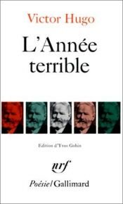 book cover of L'année terrible by فكتور هوغو