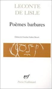 book cover of Poemes Barbares (Collection Poesie) by Leconte de Lisle