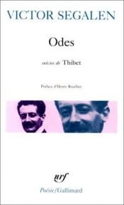 book cover of Odes by Victor Segalen