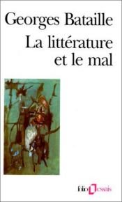 book cover of La littérature et le mal by Bataille