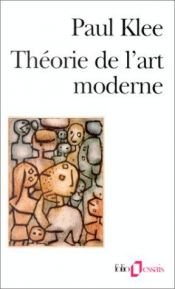 book cover of Théorie de l'art moderne by Paul Klee