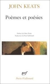 book cover of Poèmes et poésies by Джон Китс