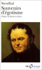 book cover of Souvenirs d'égotisme : suivi de Projets d'autobiographie et de Les Privilèges by Stendhal