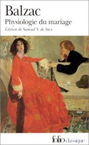 book cover of La Physiologie du mariage (La Comédie humaine .) by Honoré de Balzac