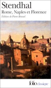 book cover of Roma, Napoli e Firenze nel 1817 by ستندال