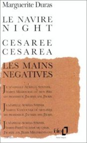 book cover of O Navio Night by Marguerite Duras