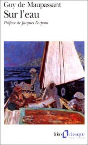 book cover of Sur l'eau by Guy de Maupassant