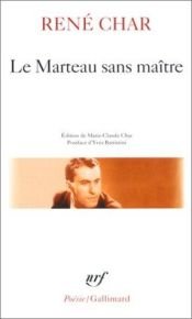 book cover of Le Marteau sans maître, suivi de "Moulin premier" by René Char