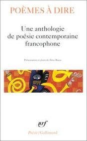 book cover of Poèmes à dire : Une anthologie de poésie contemporaine francophone by Collectif