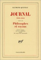 book cover of Journal, 1939-1940 : Philosophes et voyous by Ремон Кено