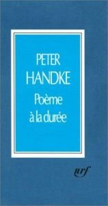 book cover of Gedicht an die Dauer by Πέτερ Χάντκε