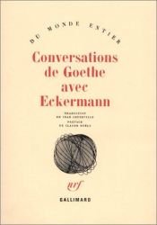 book cover of Conversations with Goethe by Johann Wolfgang von Goethe