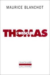 book cover of Thomas l'obscur by Maurice Blanchot