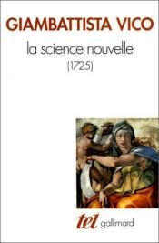 book cover of La Science nouvelle by Giambattista Vico