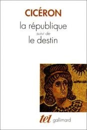 book cover of La république by 西塞罗