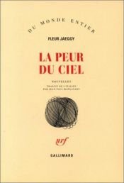 book cover of La Peur du ciel by Fleur Jaeggy