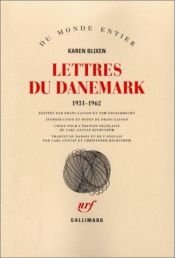 book cover of Karen Blixen i Danmark: Breve 1931-62 by کارن بلیکسن