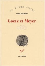 book cover of Goetz e Meyer by David Albahari