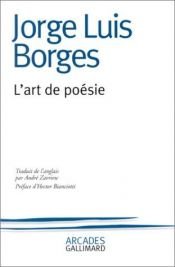 book cover of L'Art de poésie by Jorge Luis Borges