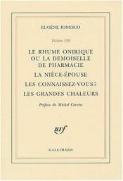 book cover of Théatre I: La cantatrice chauve; La leçon; Jacques ou la submission; Les chaises; Victimes du devoir; Amédée ou comment s'en débarrasser by Эжен Ионеско