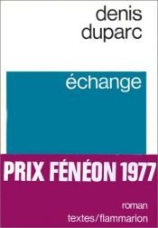 book cover of Échange by Renaud Camus